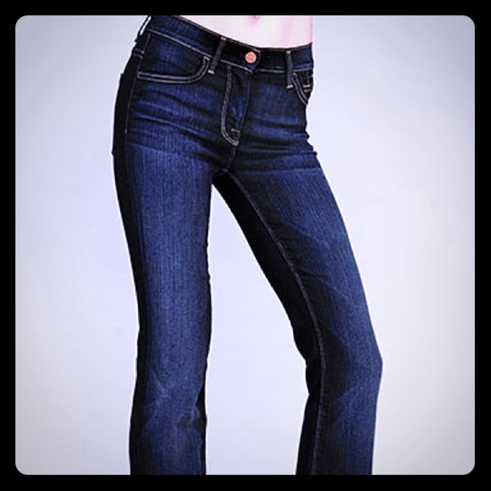 7 for all mankind indigo bootcut jeans